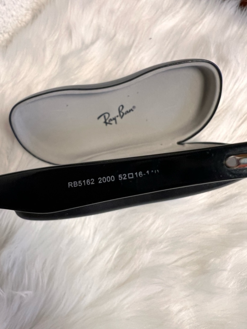 Ray-Ban Black Rectangular Wayfarer Eyeglasses - Picture 5 of 5
